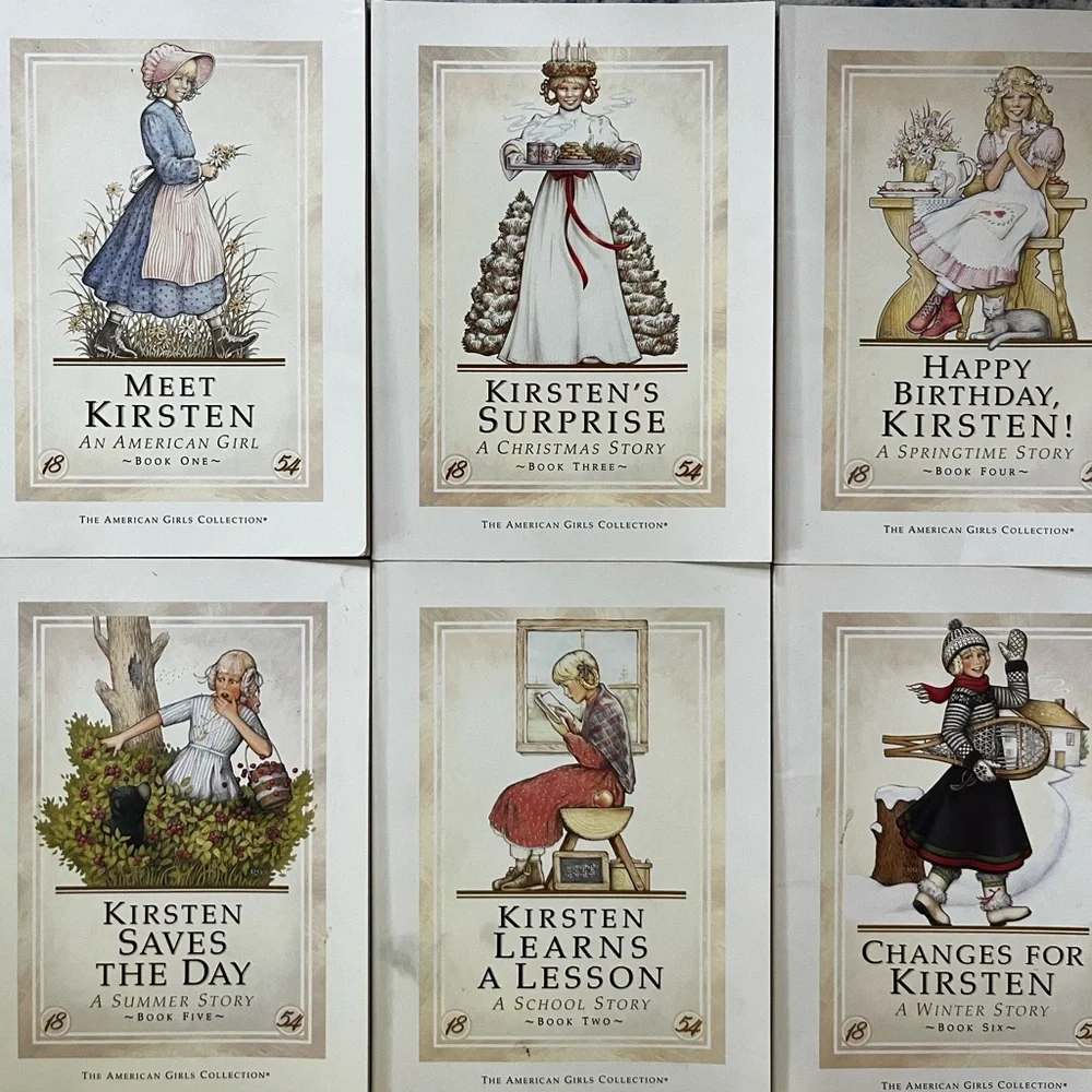 American Girl Vintage Book Set Kirsten Set of 6 books #s 1-6. 90’s - Picture 1 of 13